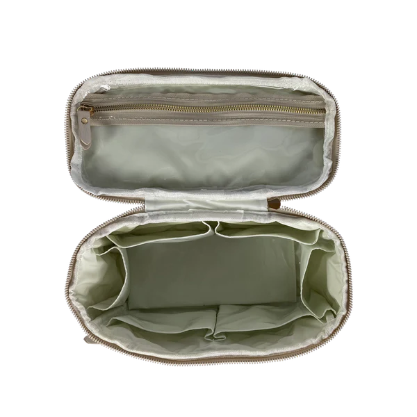 PurseN Classic Train Case - Pearl Quilted