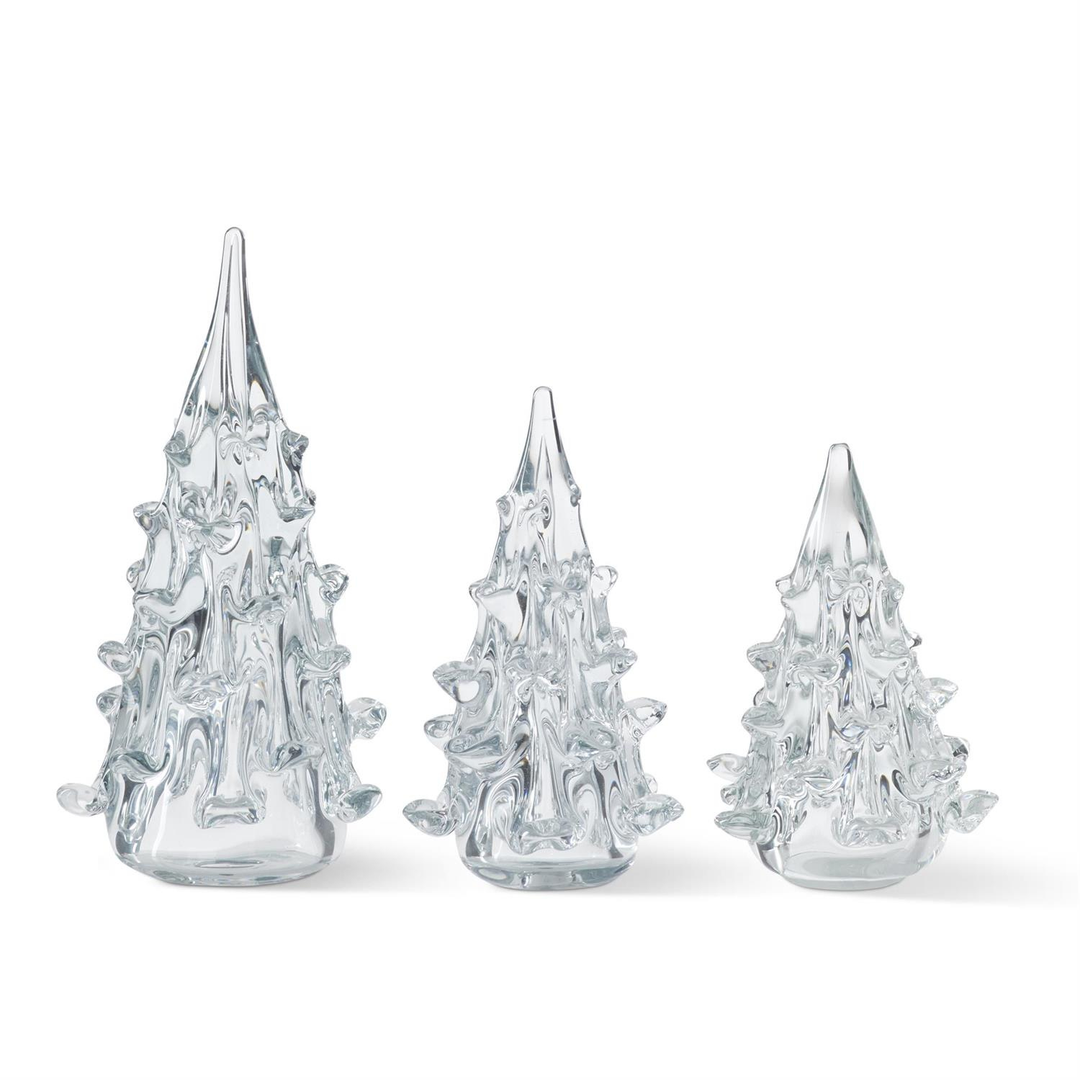 Clear Glass Christmas Trees (sold individually)