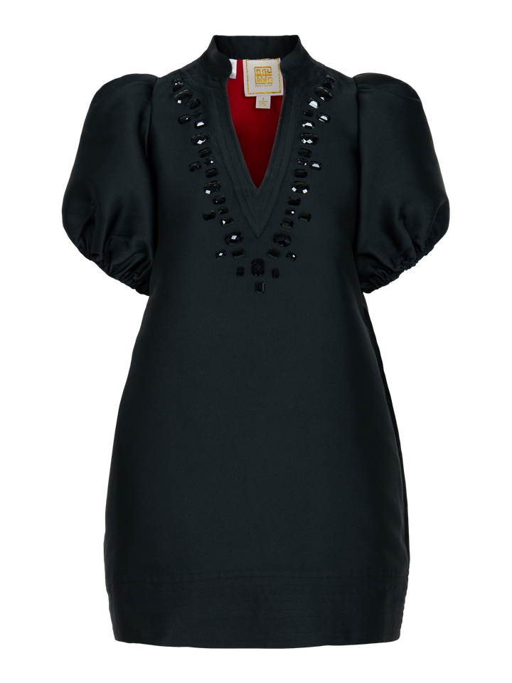 Emily Mccarthy Hampton Mini Dress in Midnight