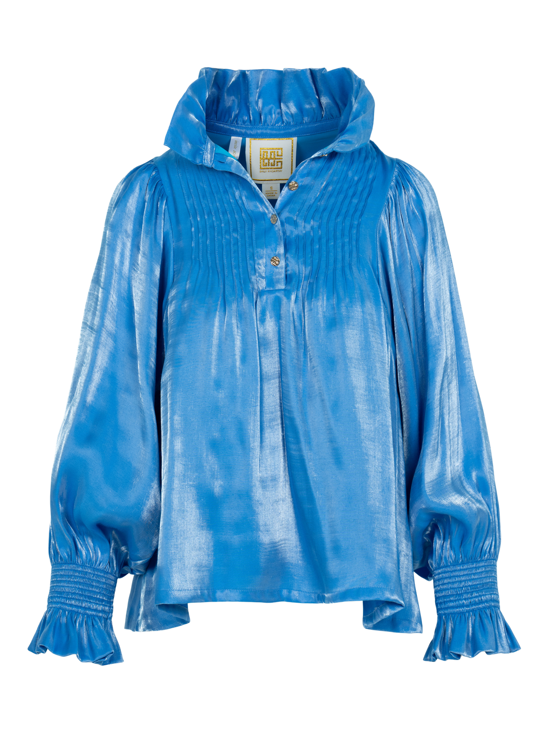 Emily Mccarthy Charlotte Top in Sapphire