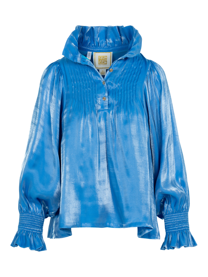 Emily Mccarthy Charlotte Top in Sapphire