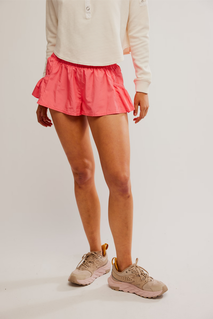 Free People Movement Get Your Flirt On Short in Hibiscus