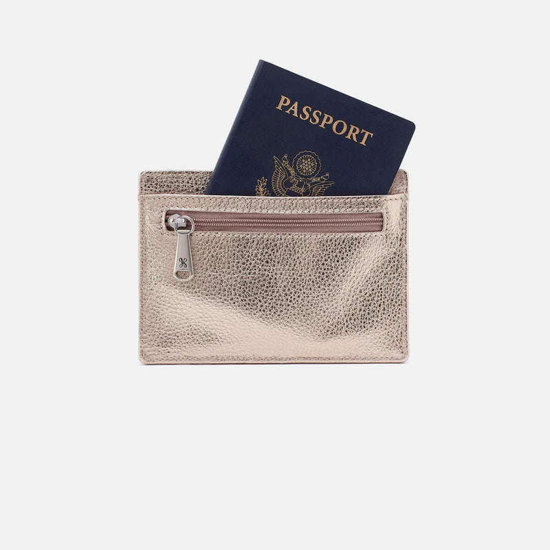 Hobo Euro Slide Card Case in Cameo Quartz