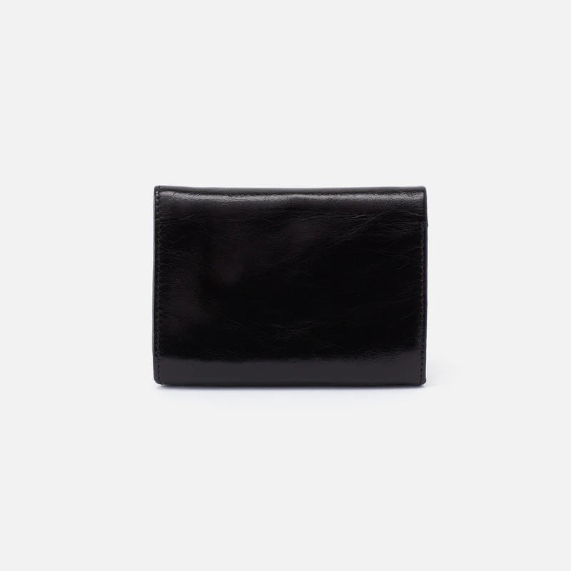 Hobo Robin Compact Wallet in Black