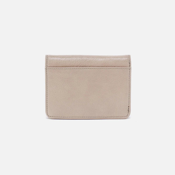 Hobo Jill Bifold Wallet in Stone Gloss