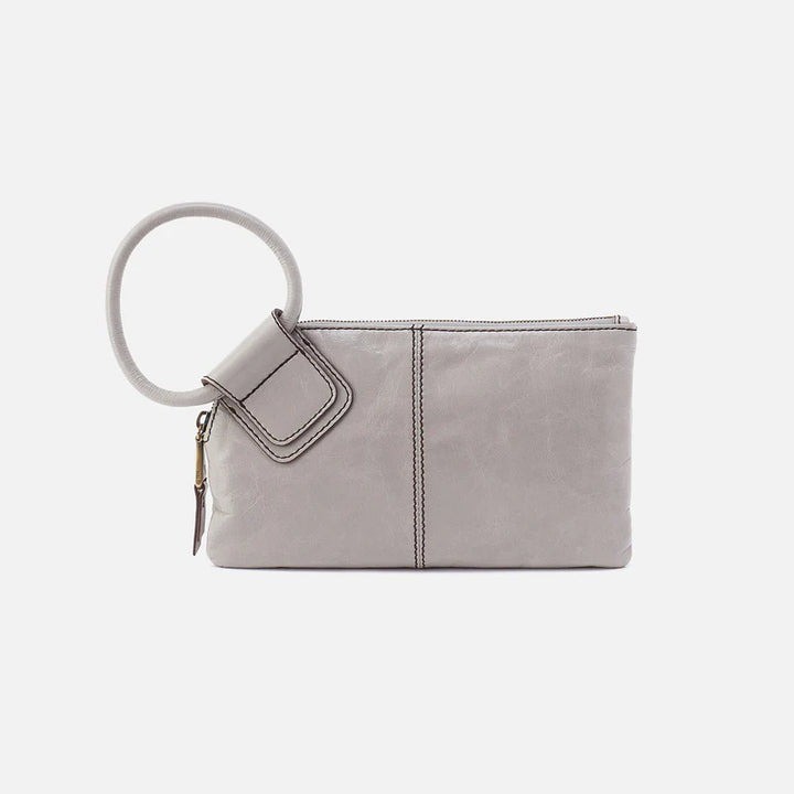 Hobo Sable Wristlet in Light Grey