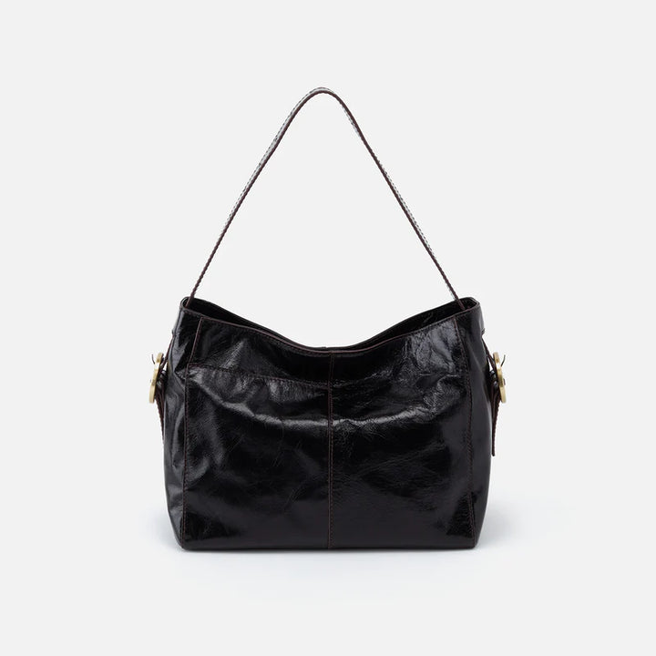 Hobo Render Shoulder Bag in Black