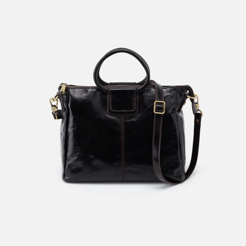 Hobo Sheila Medium Satchel in Black