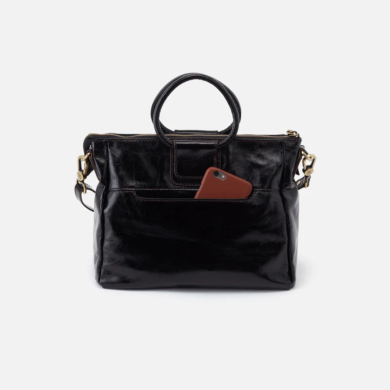 Hobo Sheila Medium Satchel in Black