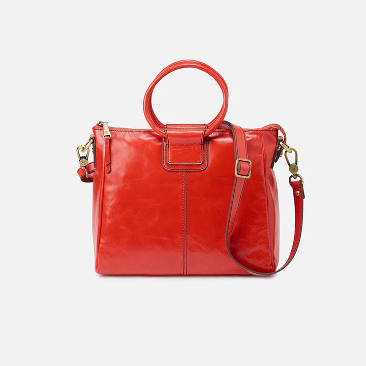 Hobo Sheila Medium Satchel in Grenadine