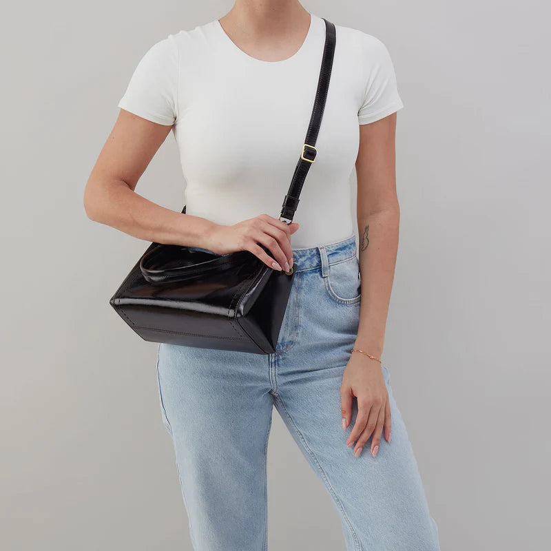 Hobo Seneca Shoulder Crossbody in Black