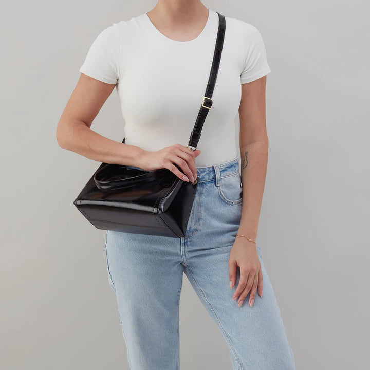 Hobo Seneca Shoulder Crossbody in Black