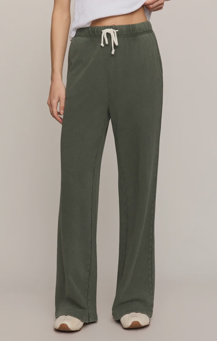Z Supply Hunter Knit Pant in Classic Olive