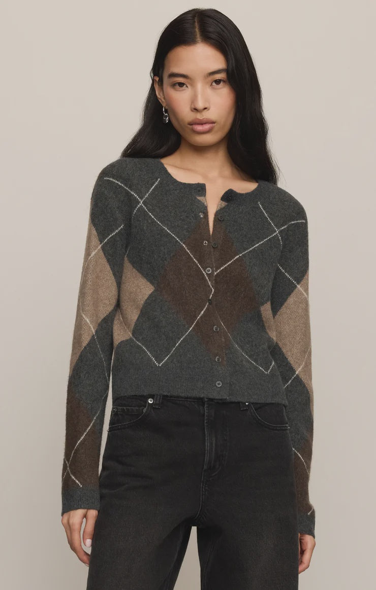 Z Supply Crestview Plaid Maxi Skirt in Eclipse