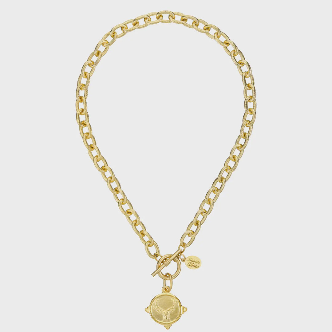 Stag Toggle Necklace