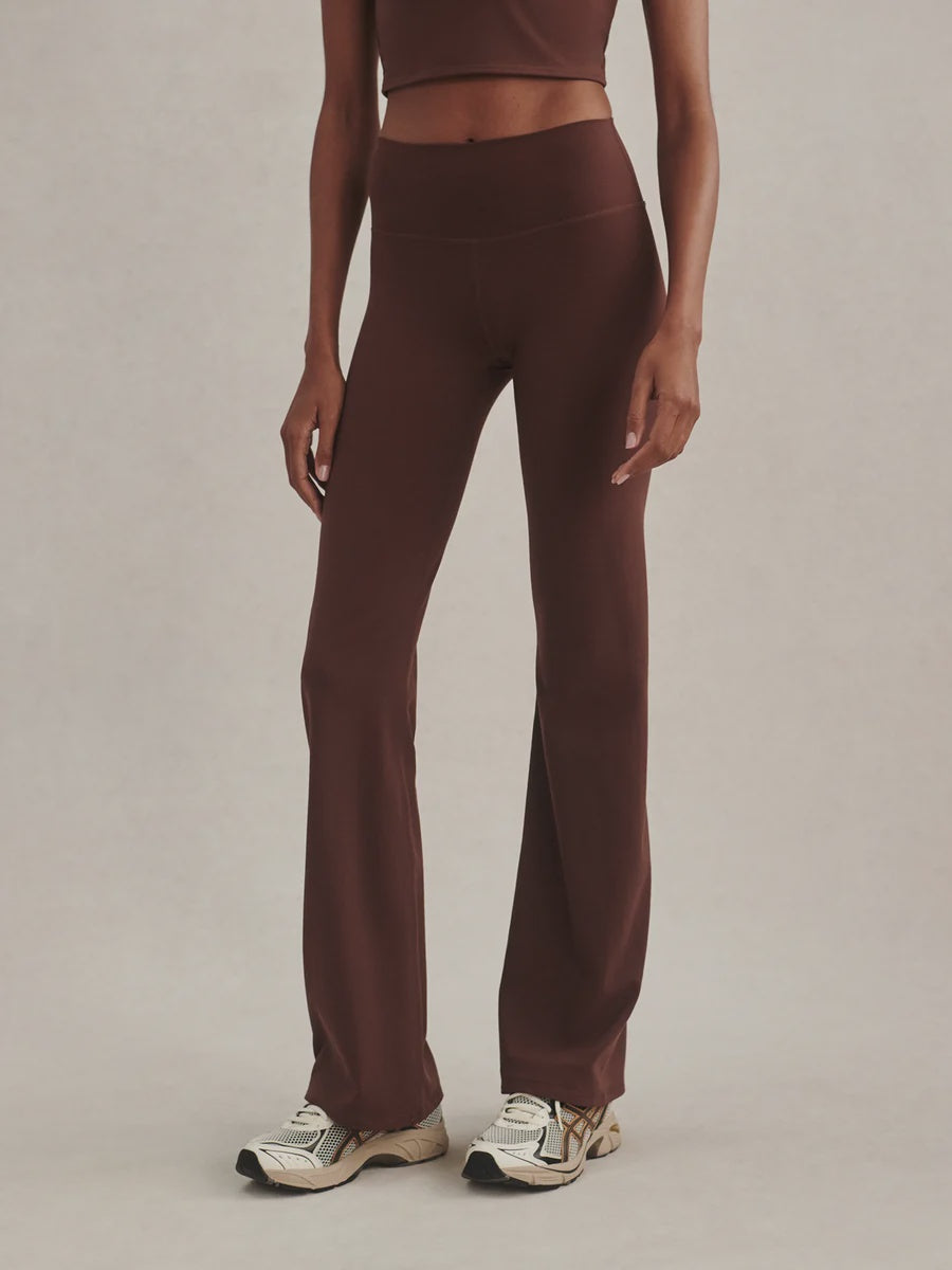 Varley Always Flare Legging 32" in Deep Mahogany