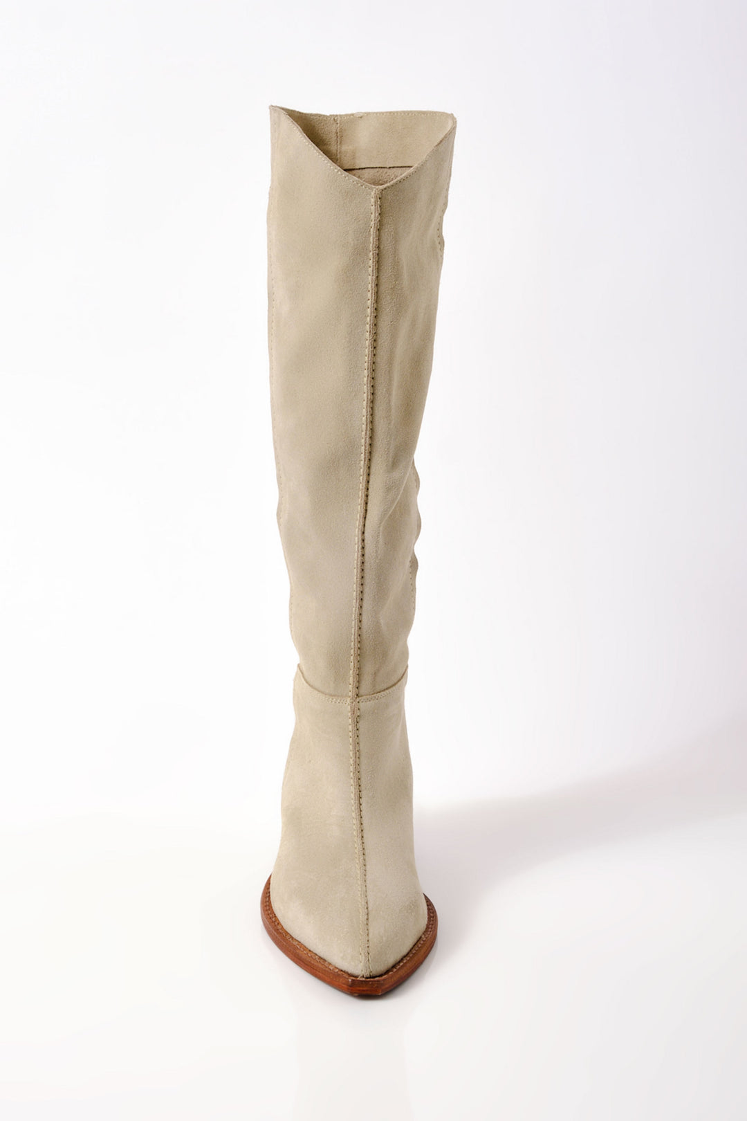 Free People Sway Low Slouch Boot in Parchment