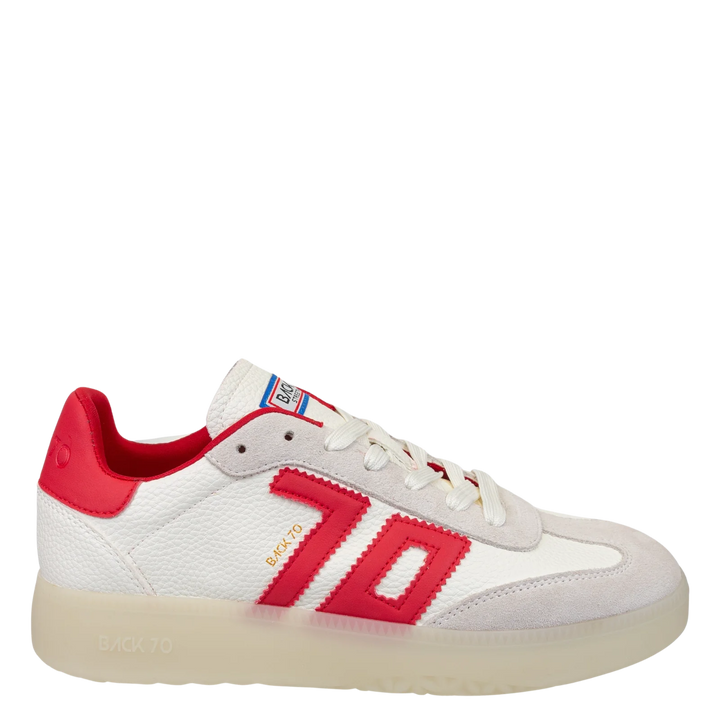 Back 70 BOSTON 2502 in WHITE RED Sneakers