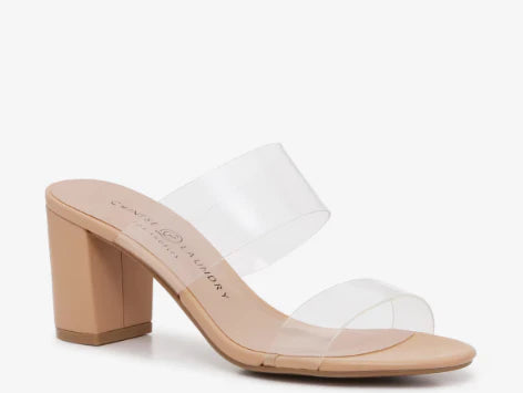 Robinn Vinyl Clear Heel