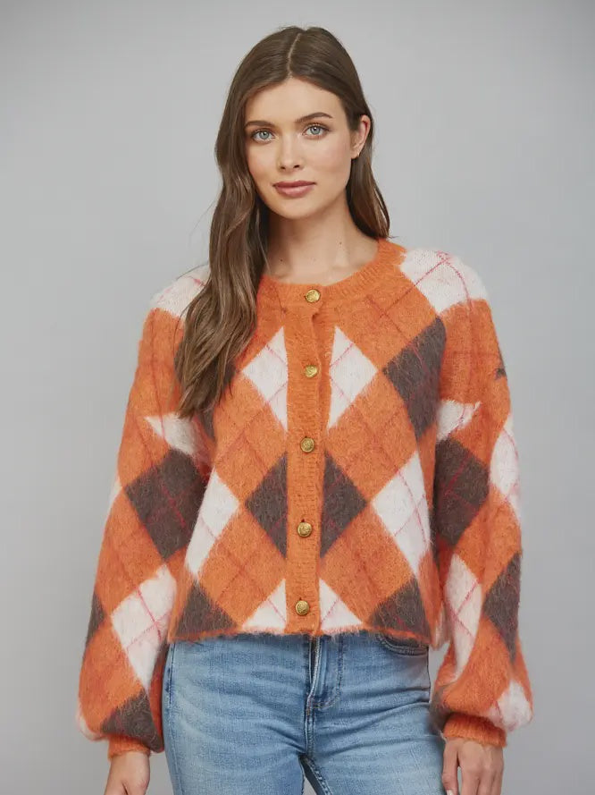 Know My Way Around Dusty Orange Sweater