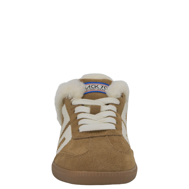 Back 70 EASTER FL Backless Sneakers in TOBACCO WHITE