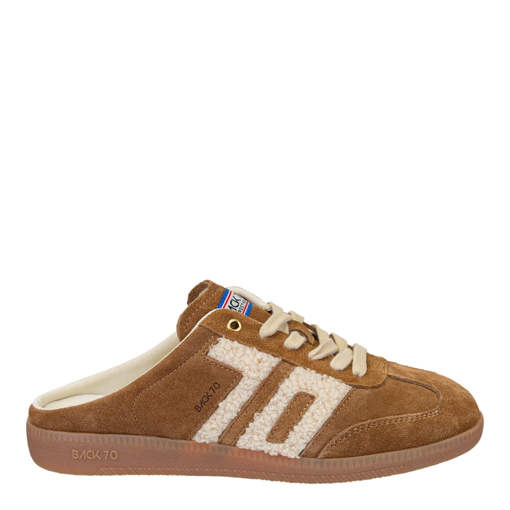 Back 70 EASTER Backless Sneakers in TOBACCO
