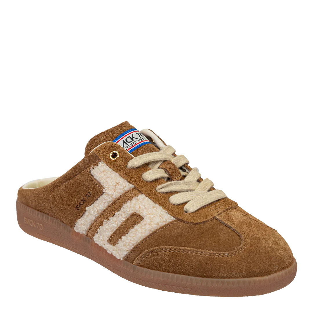 Back 70 EASTER Backless Sneakers in TOBACCO