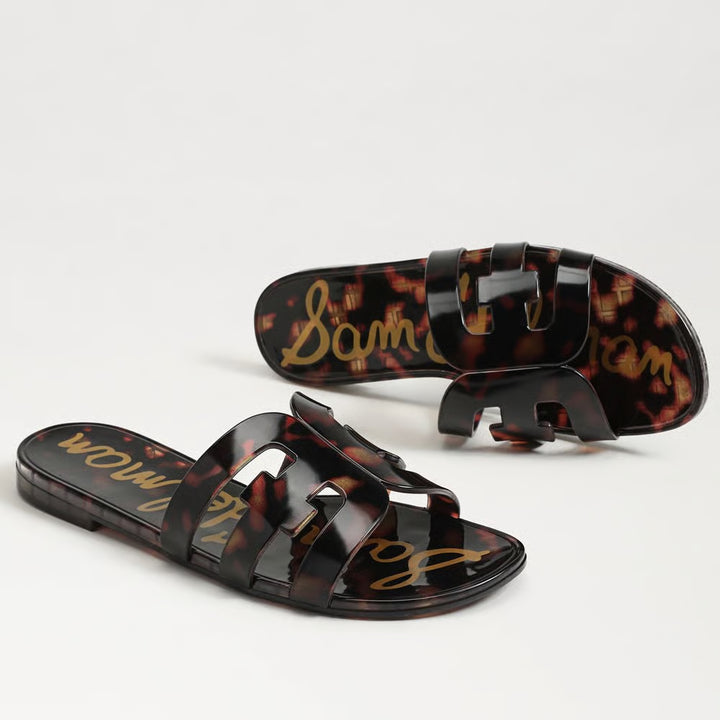 Sam Edelman Bay Jelly Slide Sandal in Tortoise