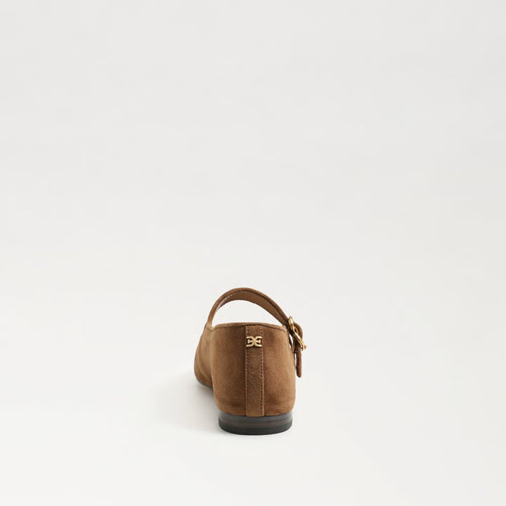 Sam Edelman  Michaela Mary Jane Flat in Warm Nutmeg Suede