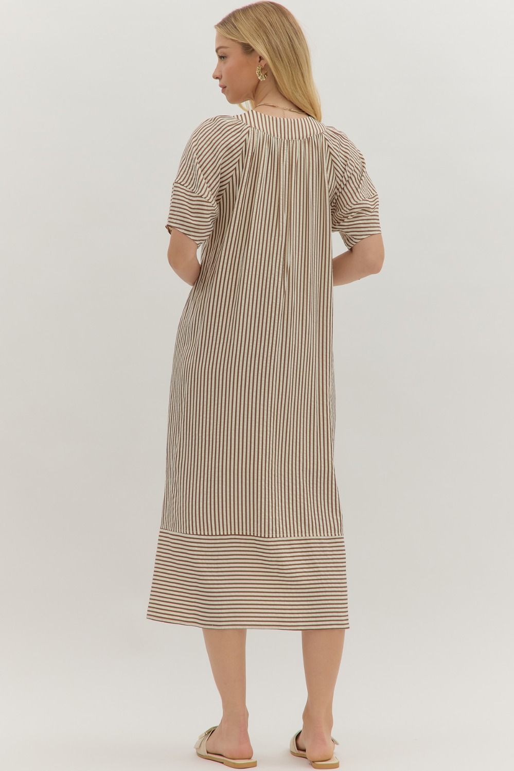 Meant To Shine Brown Dress