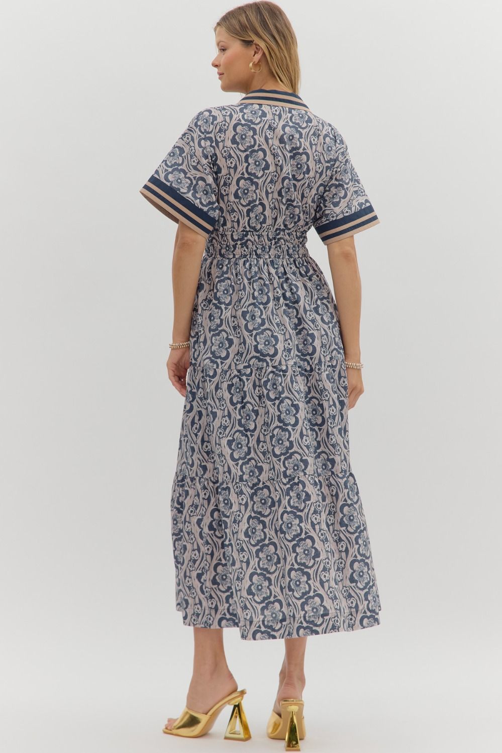 Nothing But Chic Blue Maxi Dress