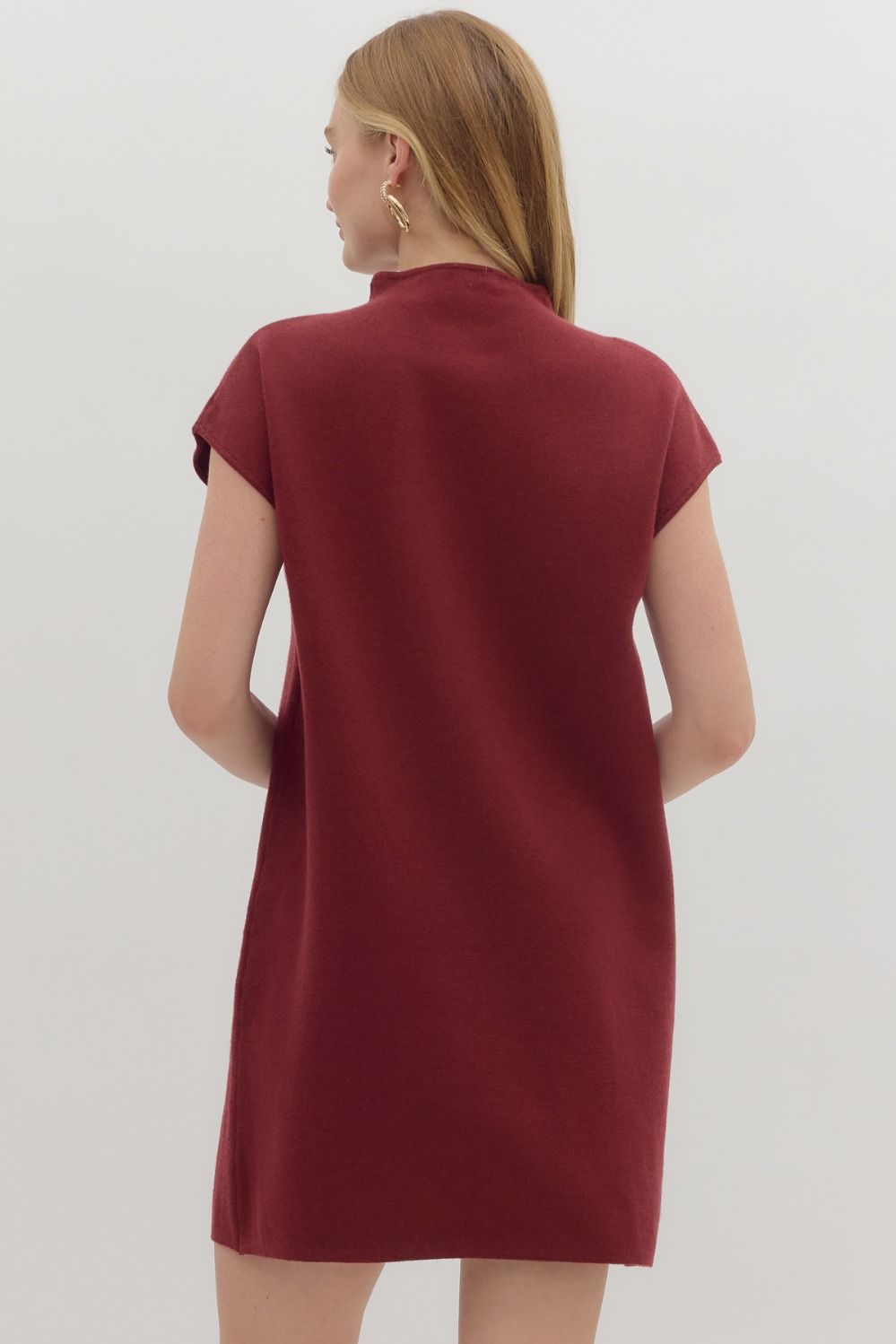All Together Dress in Burgundy
