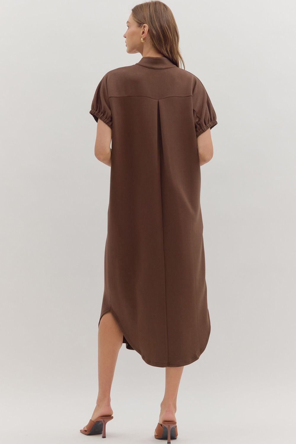 Own The Moment Brown Maxi Dress