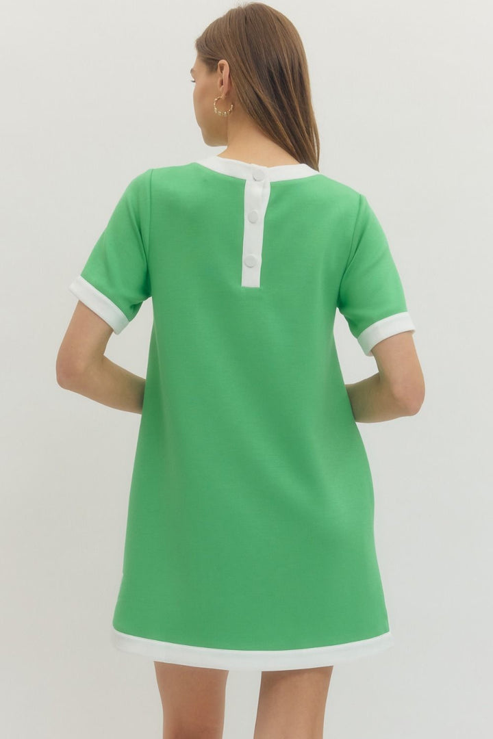 Just Right Moments Dress in Green
