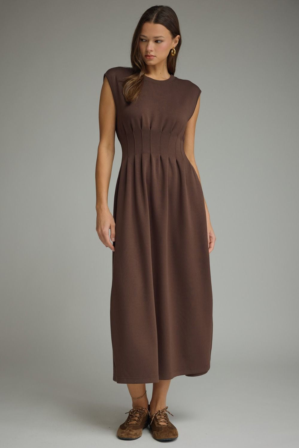 Better Together Brown Maxi Dress