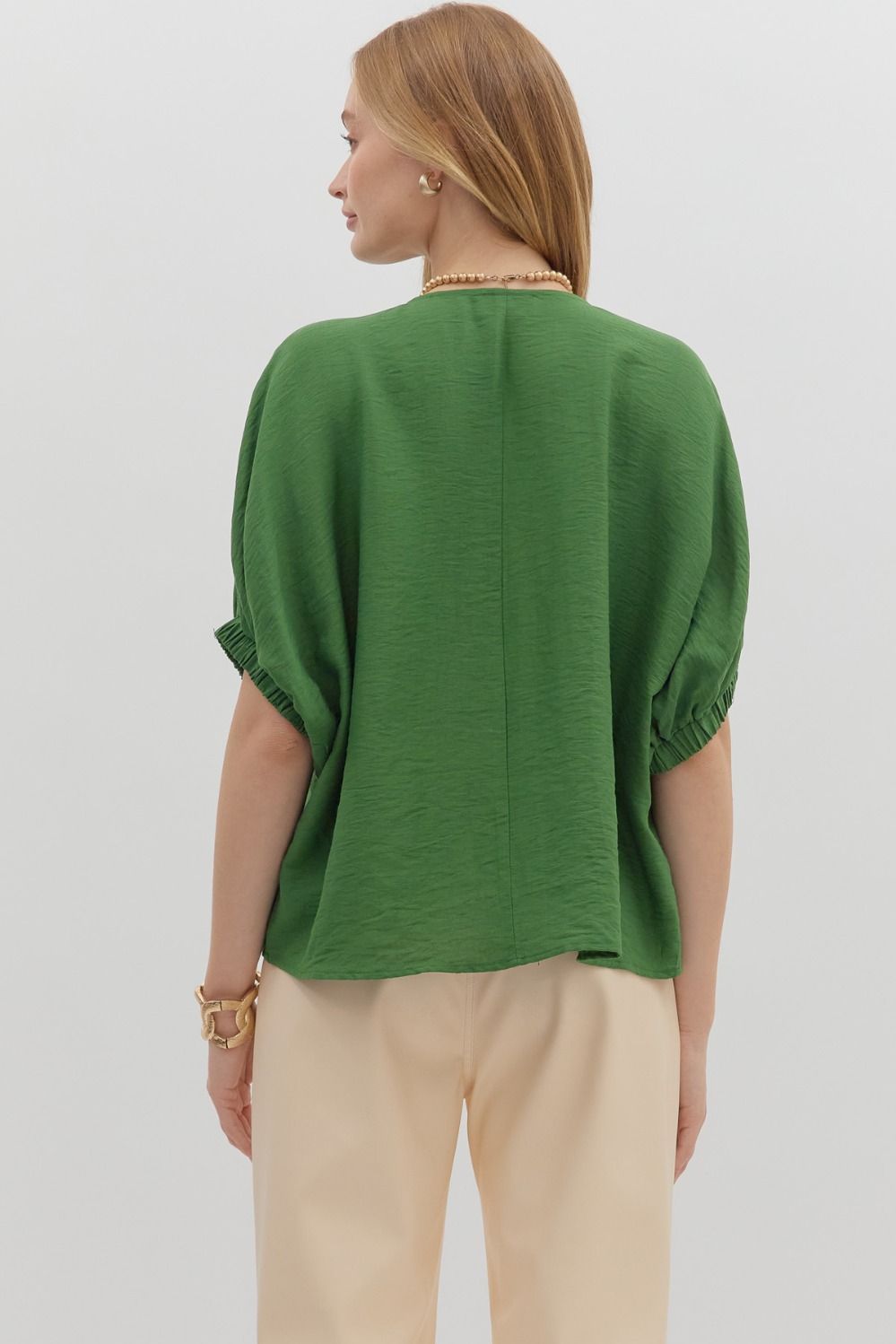 Taking It Easy Top in Fern