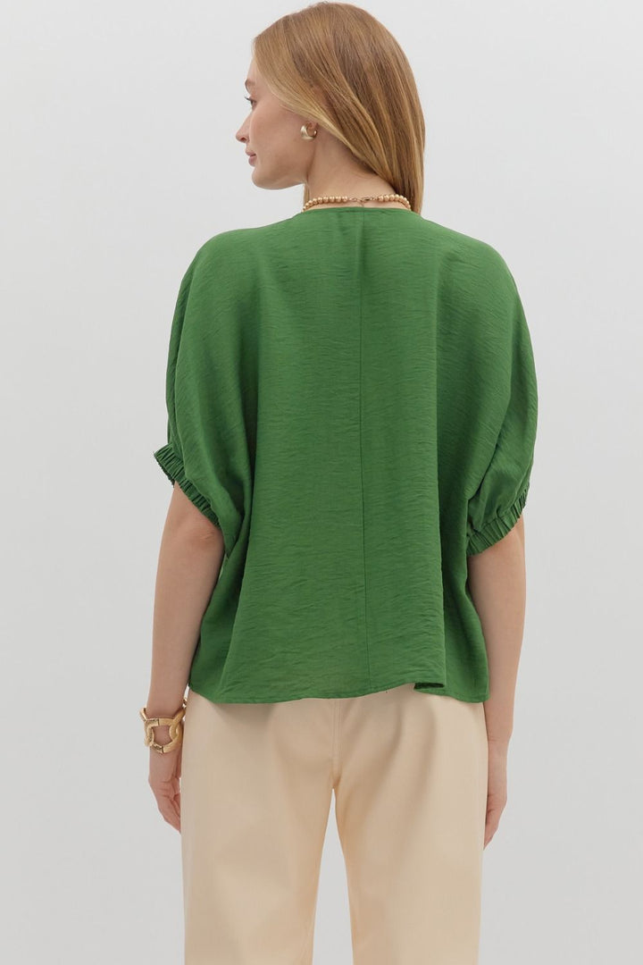 Taking It Easy Top in Fern