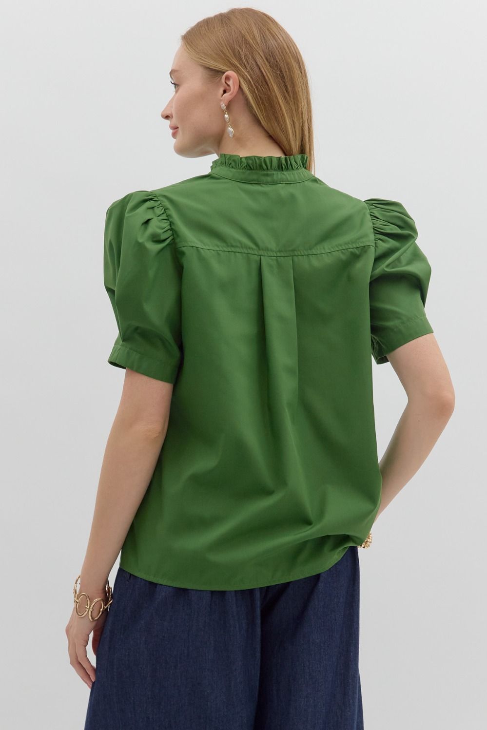 Whatever Happens Top in Green