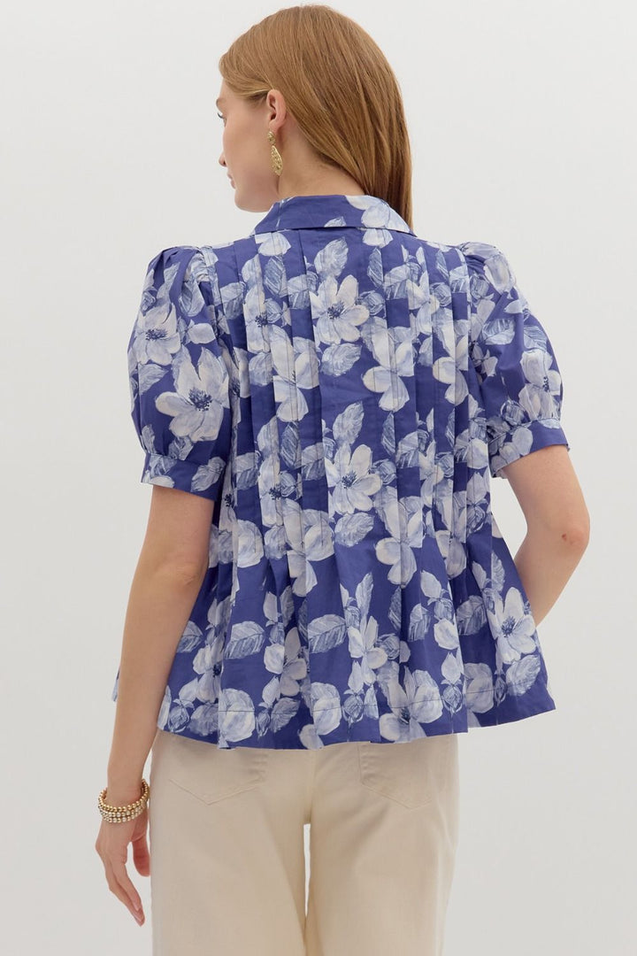 Take Your Pick Top in Indigo