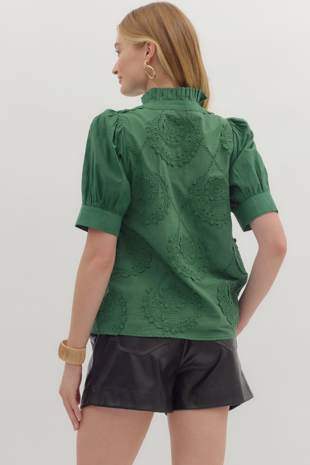 Take The Chance Top in Green