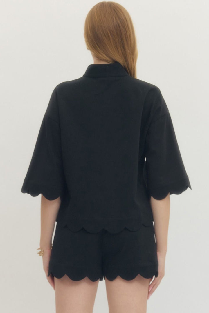 In The Clear Top in Black