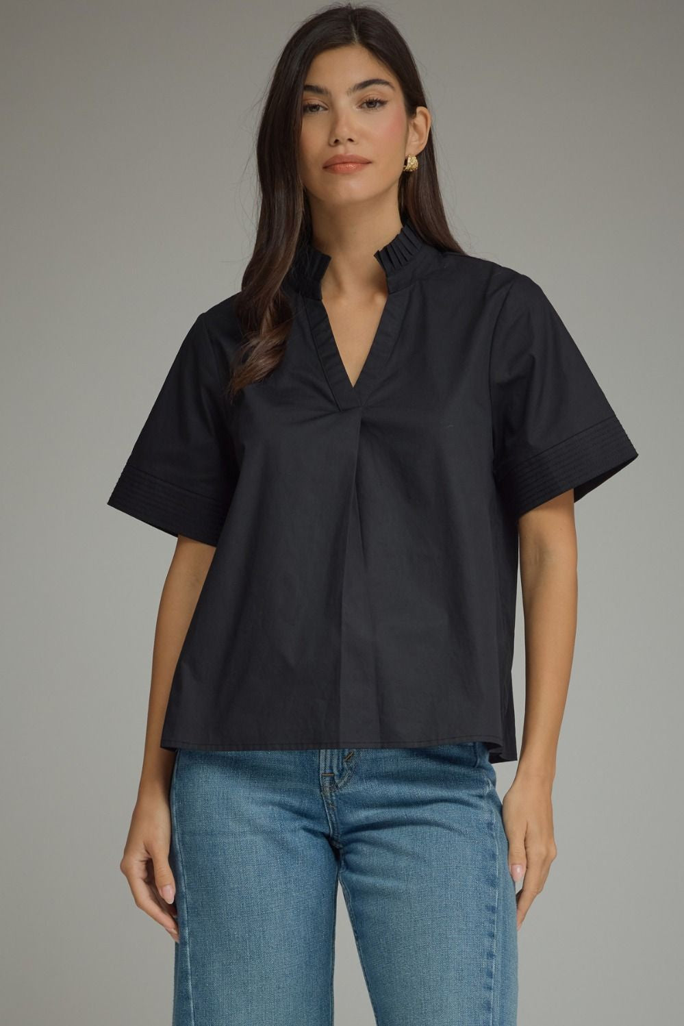 Totally Charming Black Top