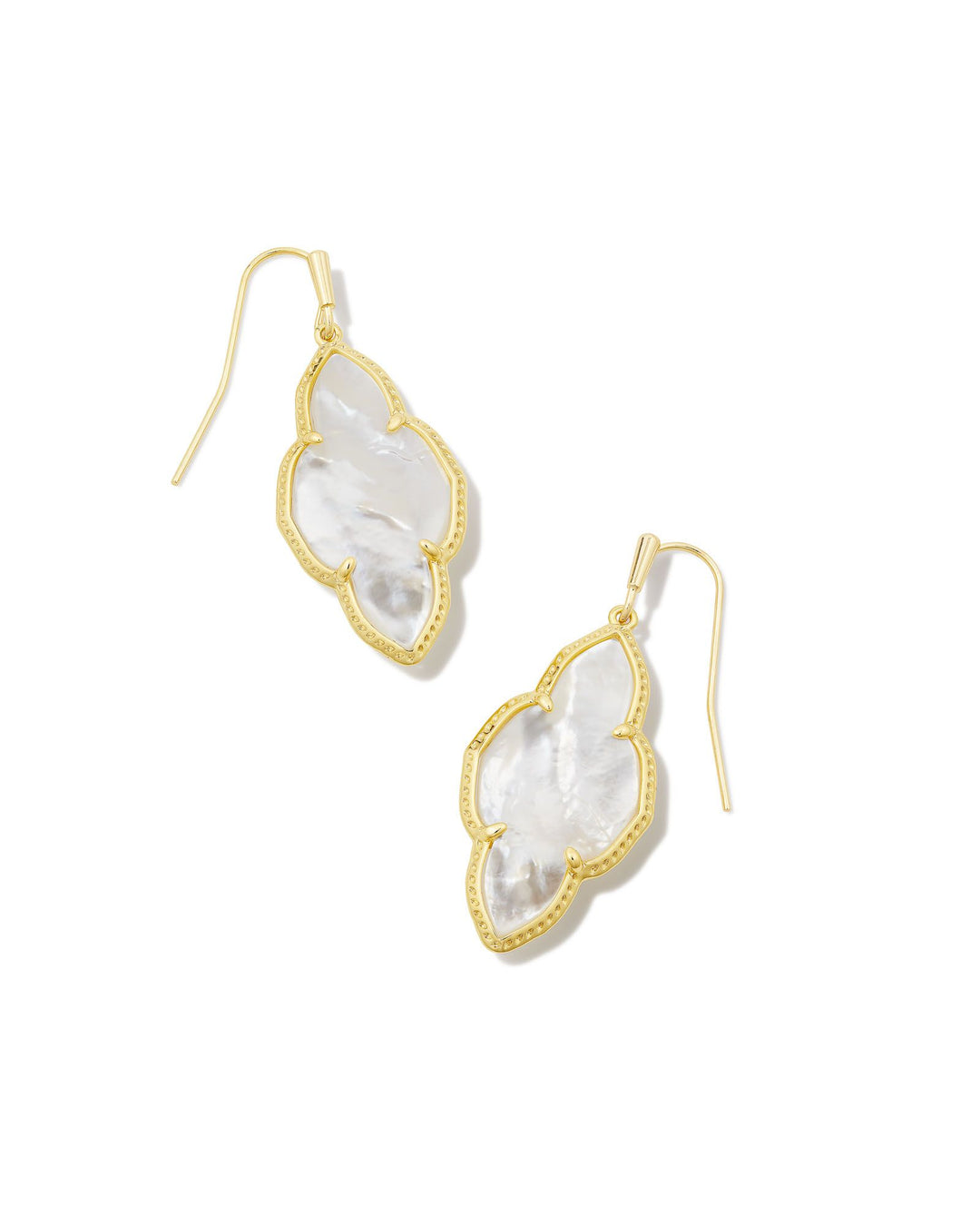 Kendra Scott Abbie Drop Earring in Ivory Mother Of Pearl