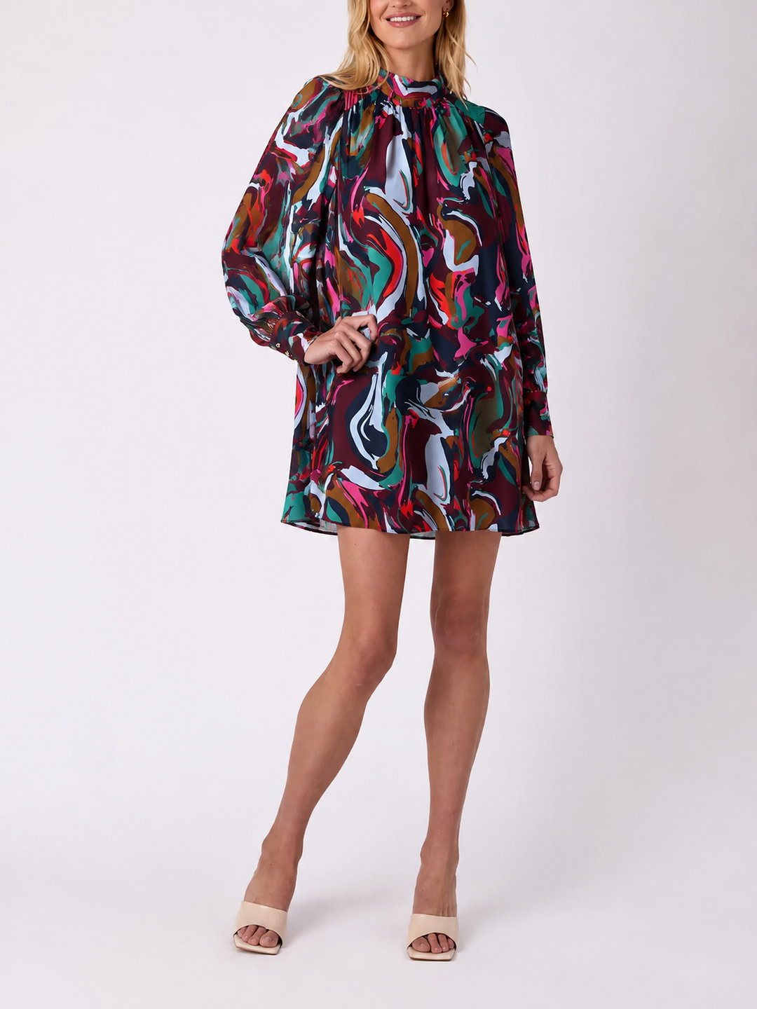 Crosby Carter Dress in Color Current
