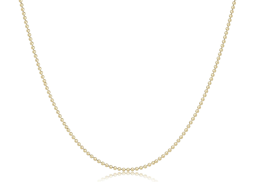 enewton choker classic beaded chain - gold