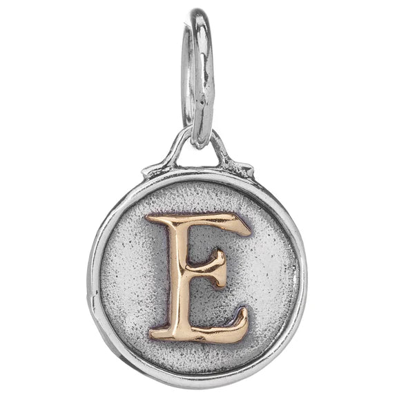 Waxing Poetic Initial Chancery Insignia Charm