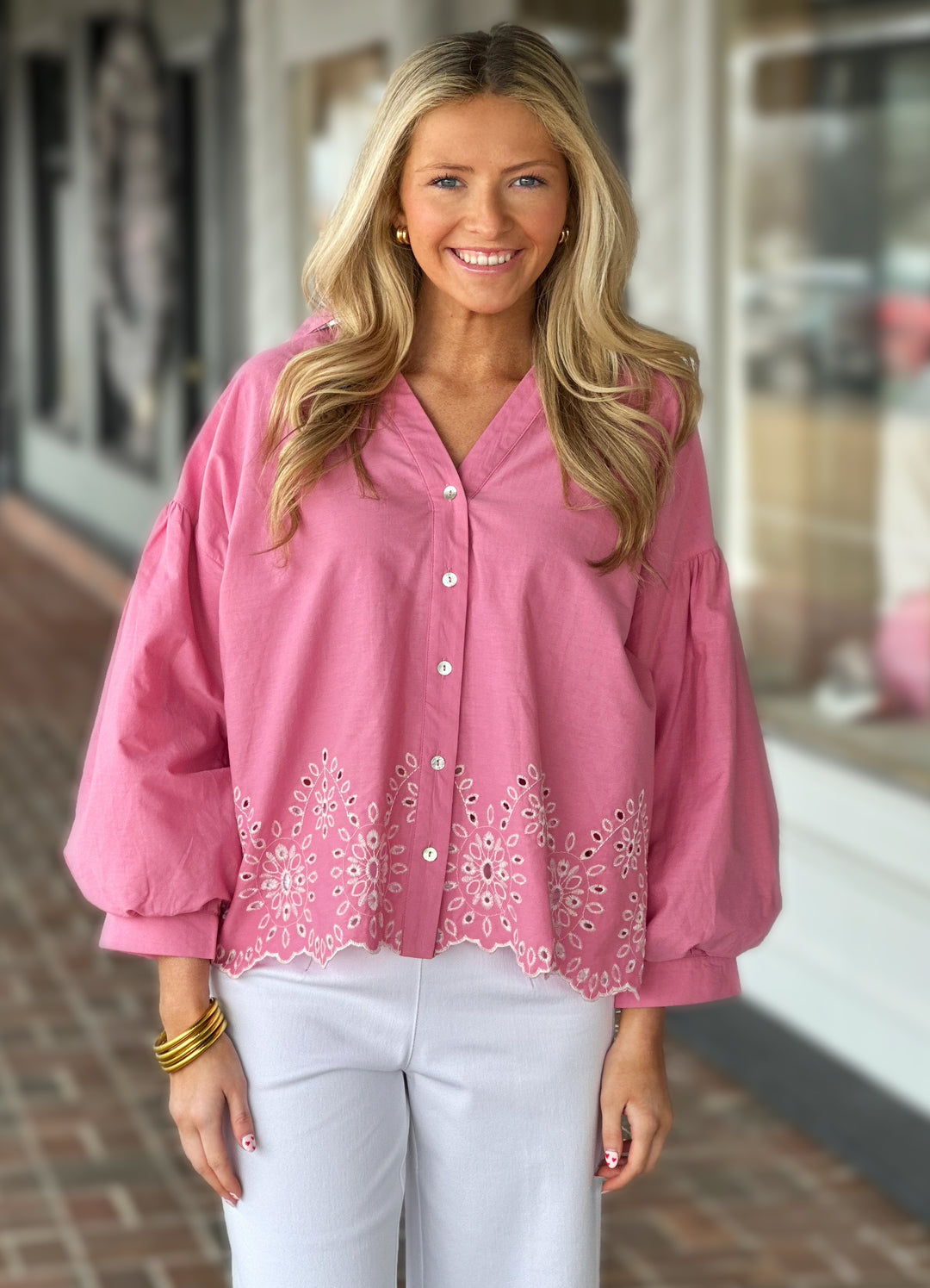 Go With Grace Pink Top