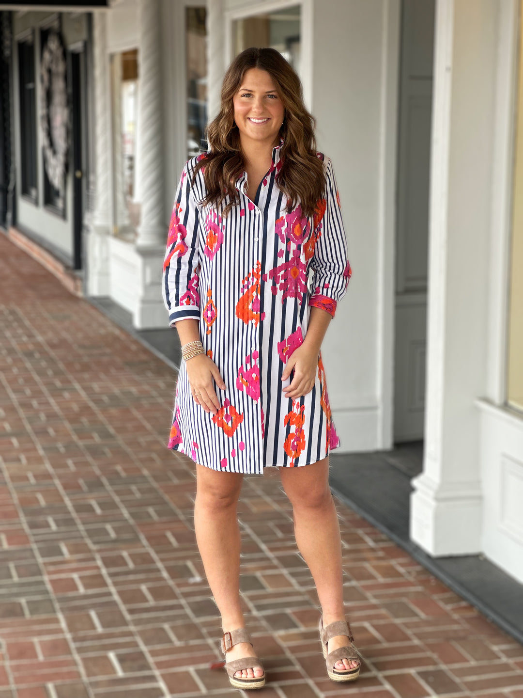 Vilagallo Dover Ikat Dress