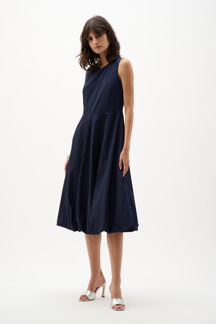 Joseph Ribkoff Casual Sleeveless Midi Dress in Midnight Blue