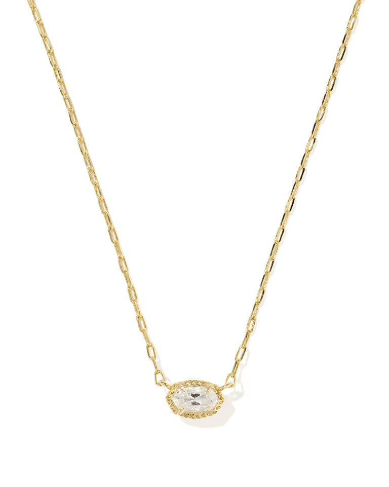 Kendra Scott Mini Elisa Luxe Gold Pendant Necklace